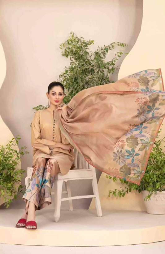 Ferda - Stitched Shamry with Digital Silk Dupatta Collection 2024 - FS-D-5028