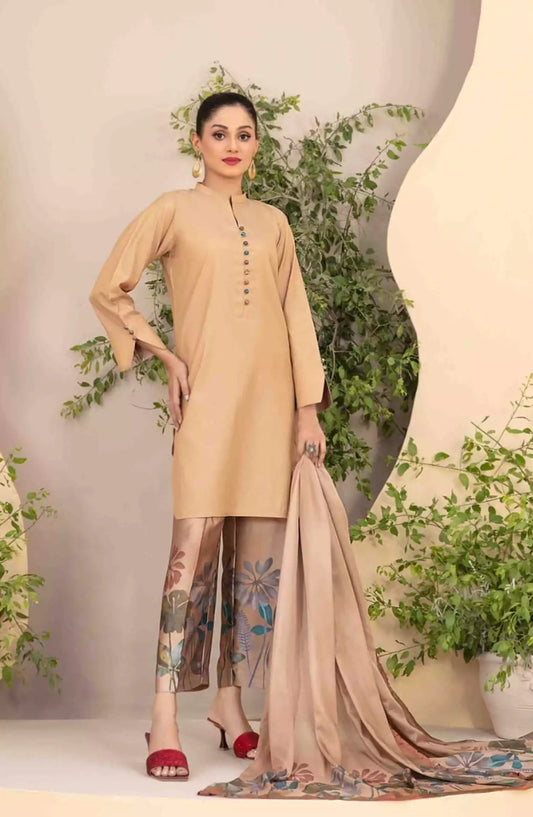Ferda - Stitched Shamry with Digital Silk Dupatta Collection 2024 - FS-D-5028