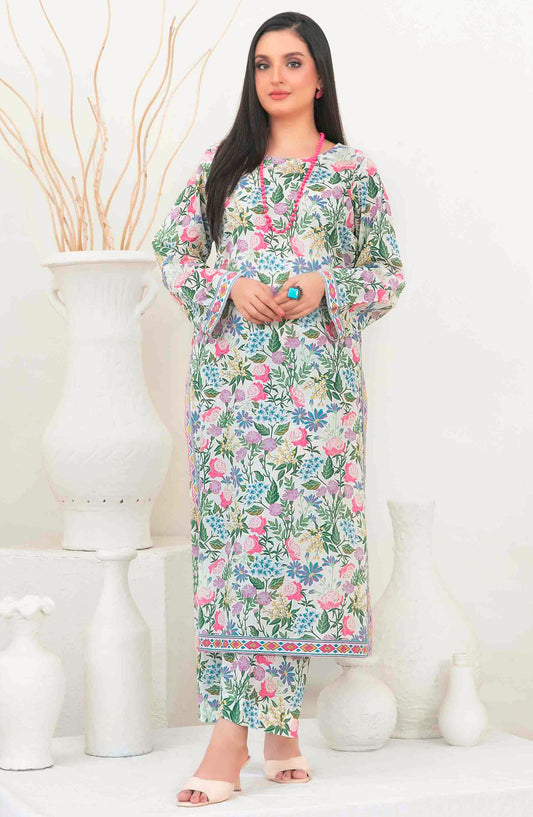 Necla by Tawakkal Fabrics Printed Cotton Stitched 2 Piece - D-5240 - TF25NCV3 - Multi - Summer Collection