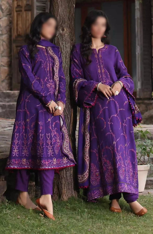 Noor Suzaanikari Winter Shawl Collection By Saadia Asad - D-6 GUL-E-LAL