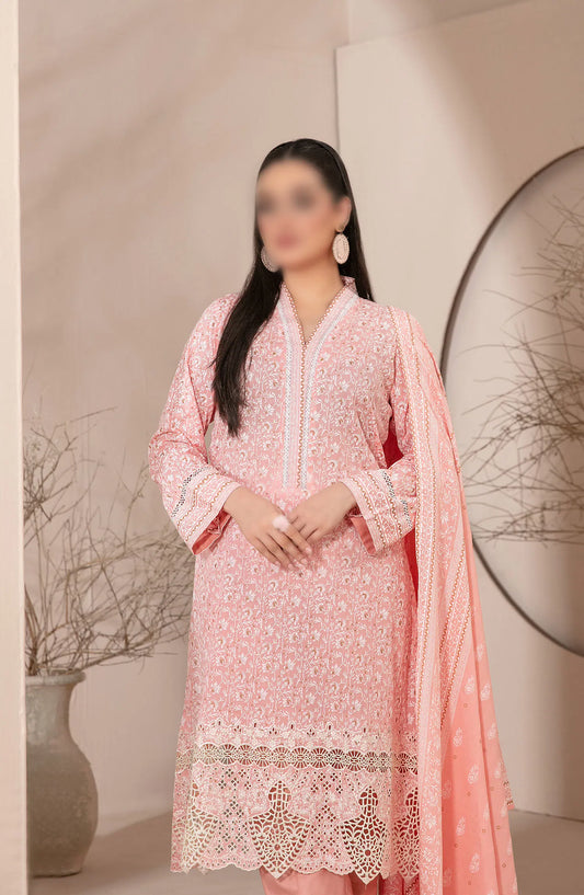 Banah - Embroidered Printed Lawn Collection By Tawakkal Fabrics - D 9114