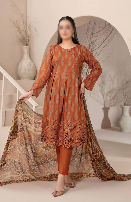 Banah - Embroidered Printed Lawn Collection By Tawakkal Fabrics - D 9117