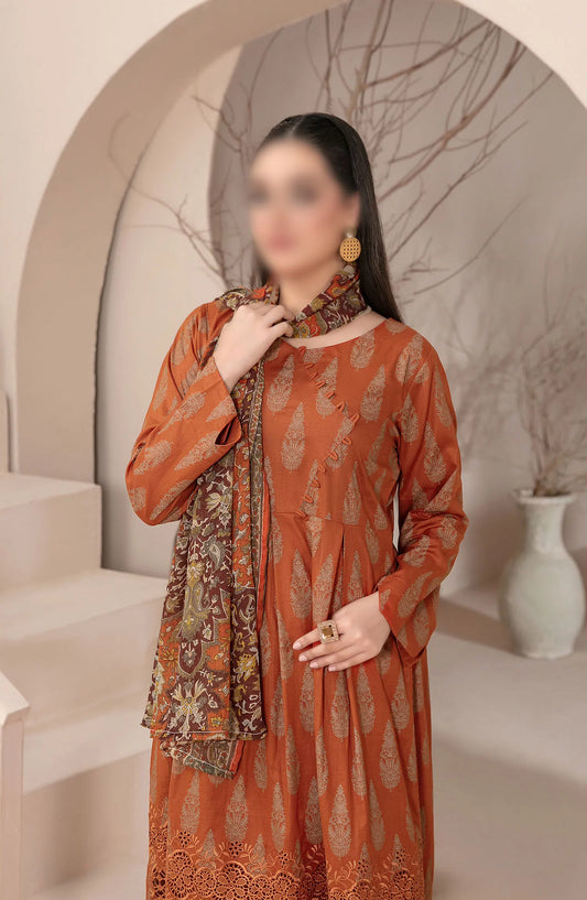 Banah - Embroidered Printed Lawn Collection By Tawakkal Fabrics - D 9117