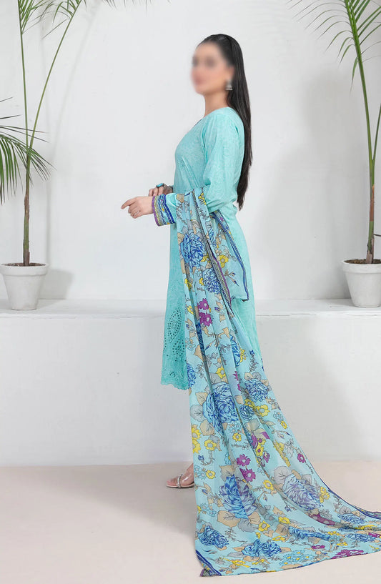 Banah - Embroidered Printed Lawn Collection By Tawakkal Fabrics - D 9119