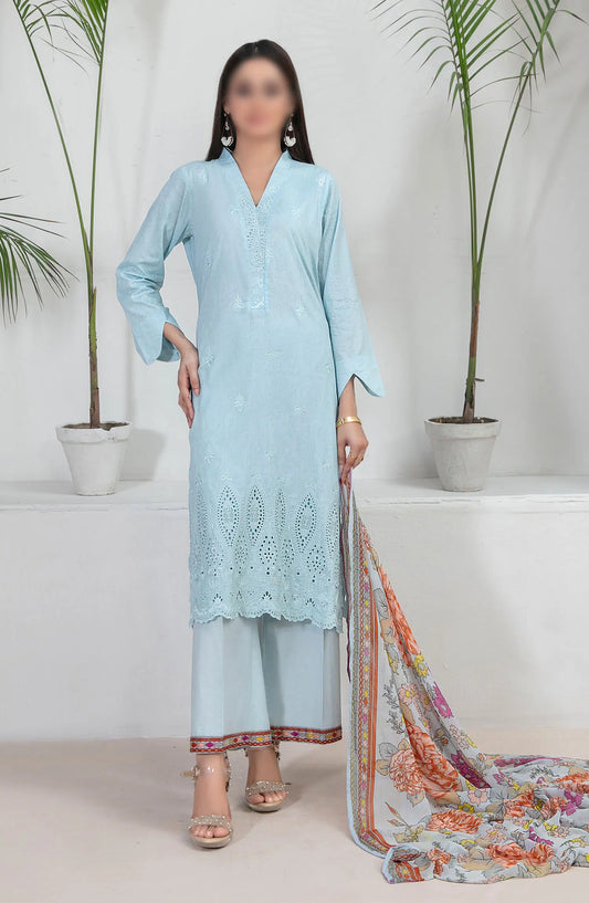 Banah - Embroidered Printed Lawn Collection By Tawakkal Fabrics - D 9120