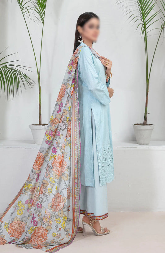 Banah - Embroidered Printed Lawn Collection By Tawakkal Fabrics - D 9120