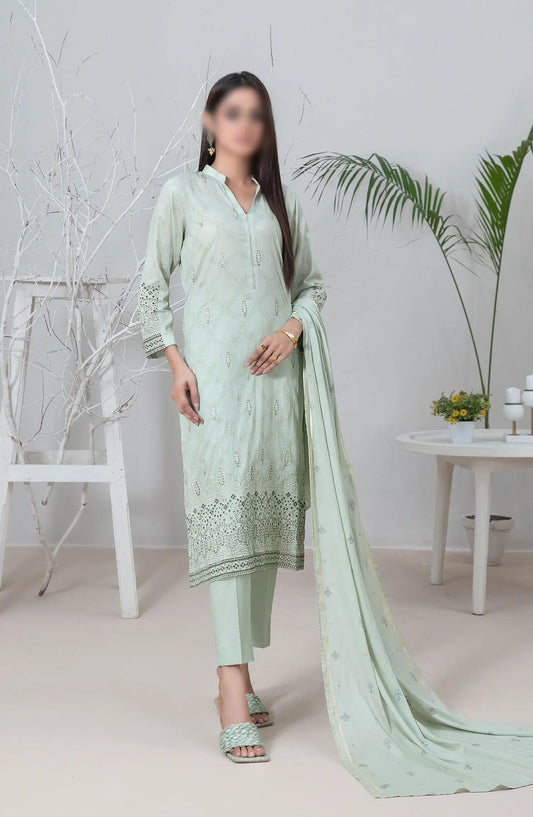 Banah - Embroidered Printed Lawn Collection By Tawakkal Fabrics - D 9122