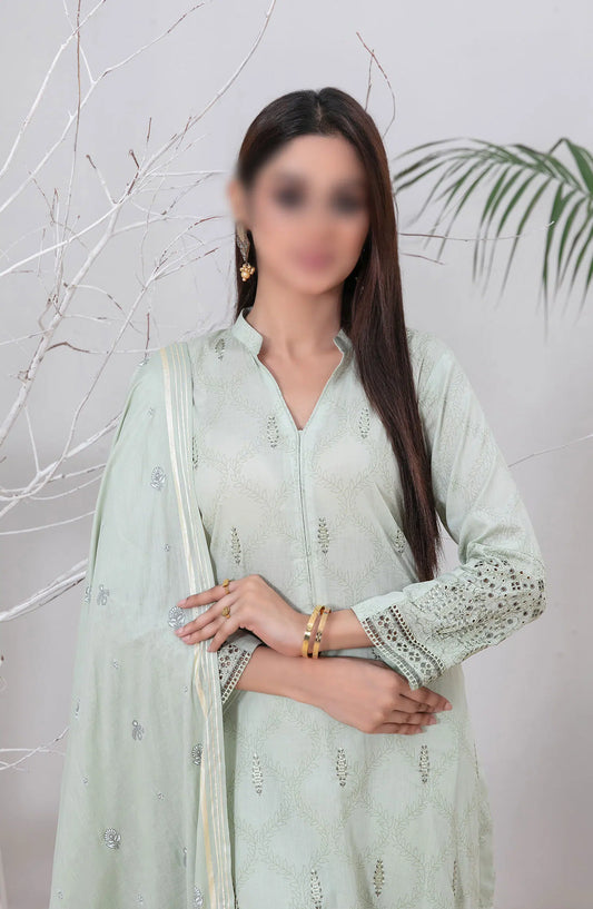 Banah - Embroidered Printed Lawn Collection By Tawakkal Fabrics - D 9122