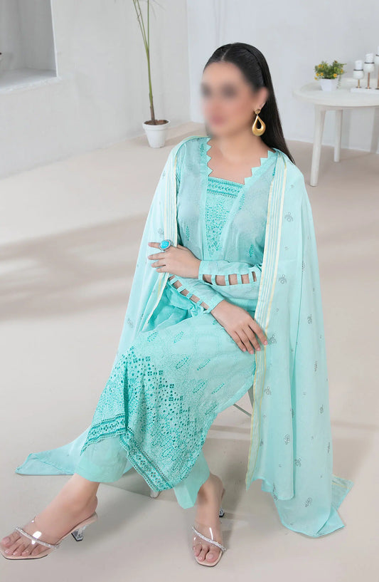 Banah - Embroidered Printed Lawn Collection By Tawakkal Fabrics - D 9124