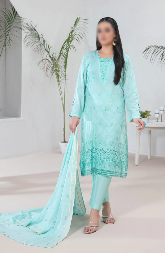 Banah - Embroidered Printed Lawn Collection By Tawakkal Fabrics - D 9124