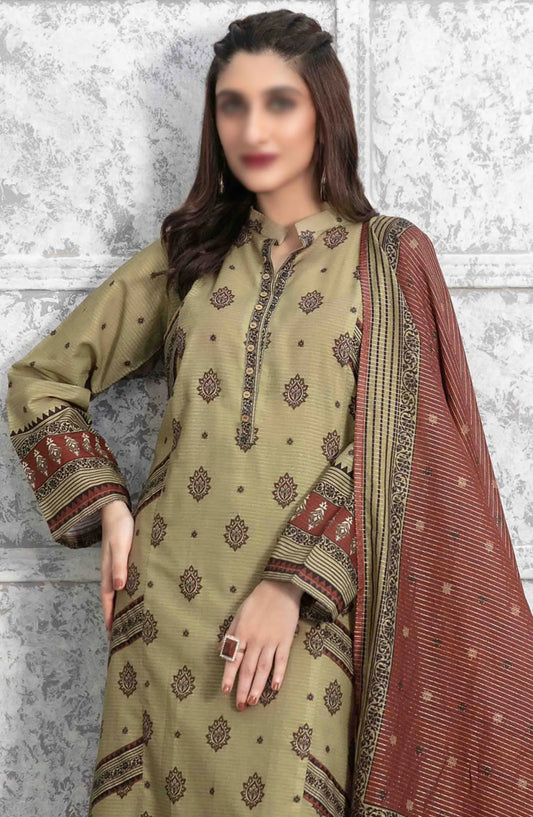 Salerno - Stitched Digital Slub Lawn Collection 2024 - D 9214