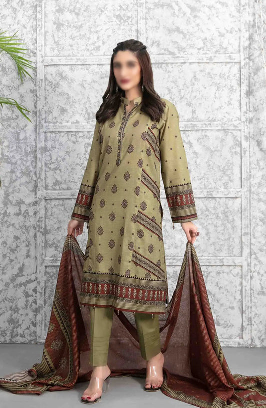 Salerno - Stitched Digital Slub Lawn Collection 2024 - D 9214
