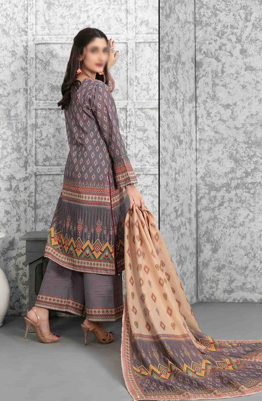 Salerno - Stitched Digital Slub Lawn Collection 2024 - D 9215