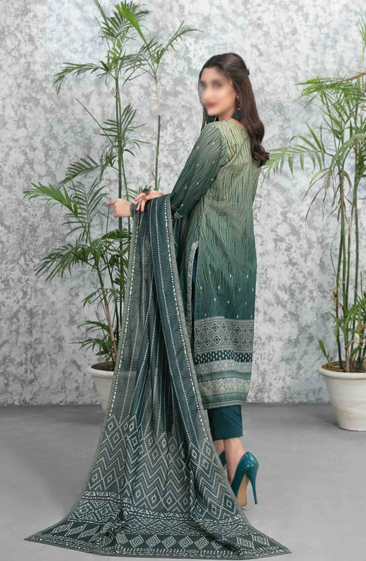 Salerno - Stitched Digital Slub Lawn Collection 2024 - D 9216