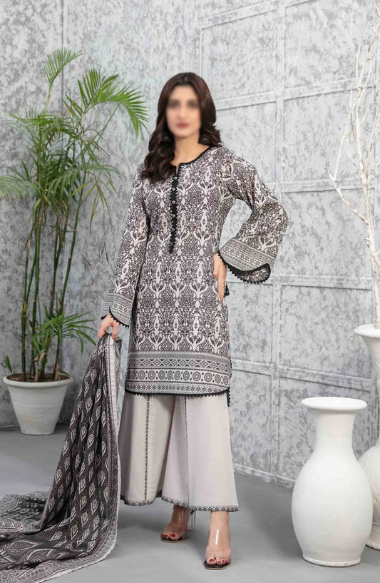 Salerno - Stitched Digital Slub Lawn Collection 2024 - D 9223