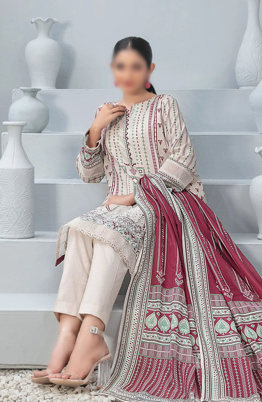 Cloite - Stitched Embroidered Digital Lawn Collection 2024 - D-9429
