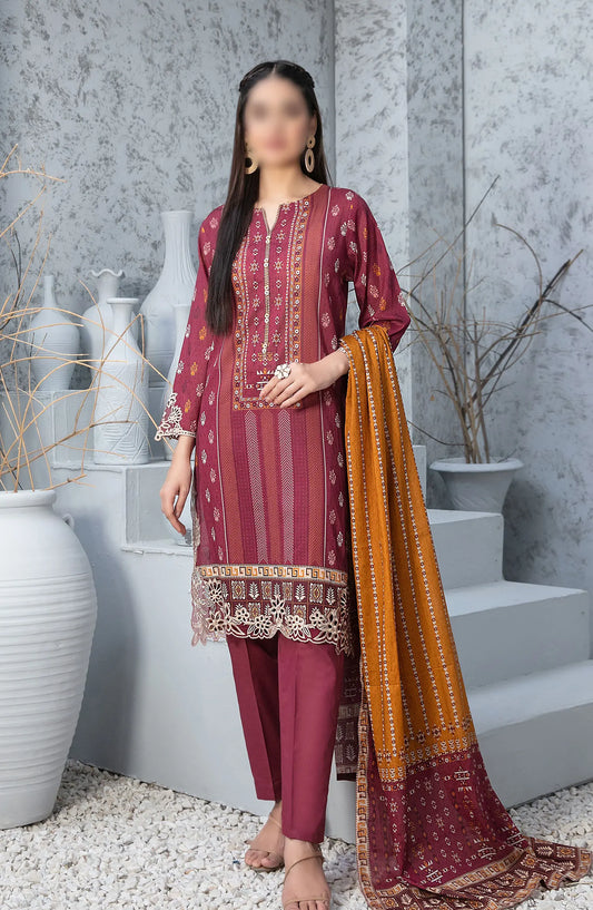 Cloite - Stitched Embroidered Digital Lawn Collection 2024 - D-9435