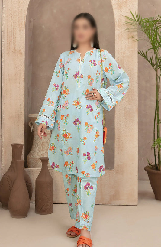 Malia - Stitched Digital Printed 2pcs Collection 2024 - D-9468
