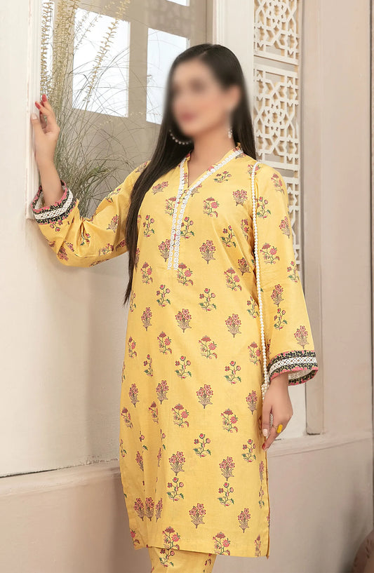 Malia - Stitched Digital Printed 2pcs Collection 2024 - D-9469