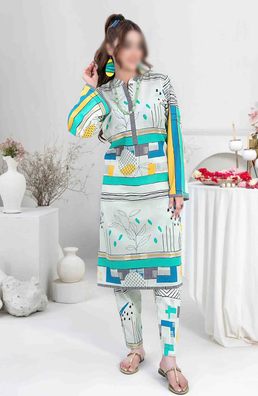 Paniz Vol II - Stitched Digital Printed 2pcs Collection 2024 - D 9502