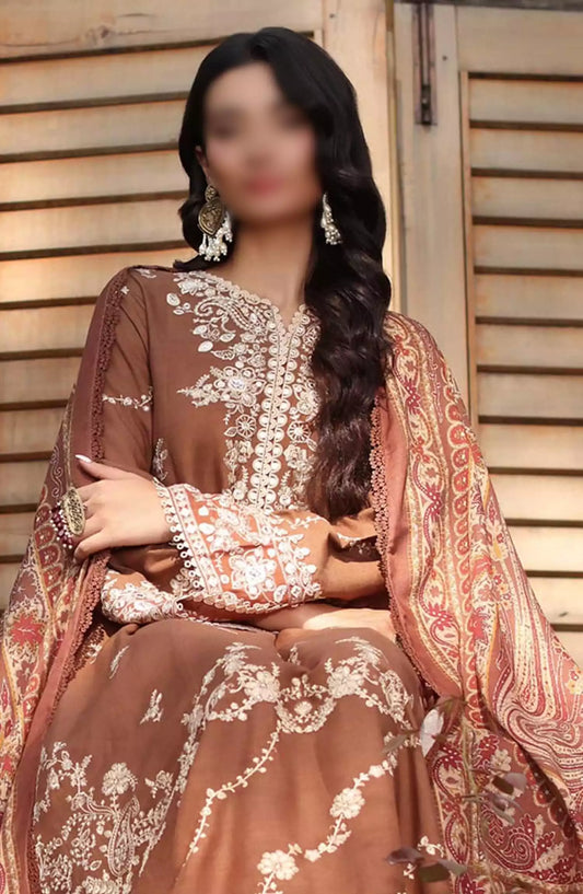 Noor Suzaanikari Winter Shawl Collection By Saadia Asad - D-9 DOON