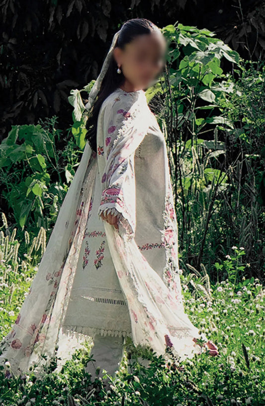 Sardinia Cocktail Unstitched Summer Prints Edit 2024 - D 04 Rosa