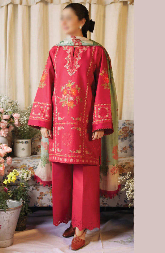 COCO Lawn Volume II by Zara Shahjahan - D1A DAHLIA