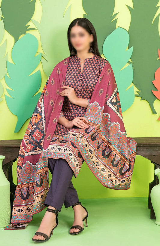Sayfa - Stitched Digital Printed Lawn 3pcs Collection 2024 - D 7175
