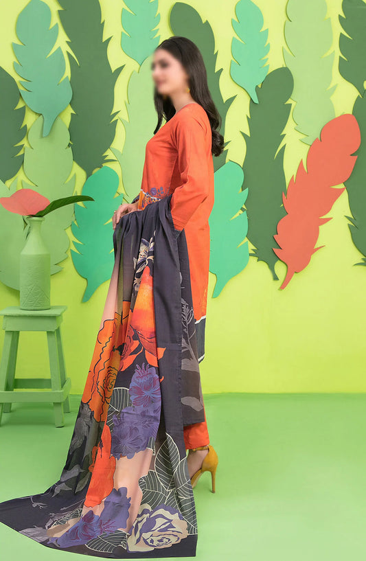 Sayfa - Stitched Digital Printed Lawn 3pcs Collection 2024 - D 7179