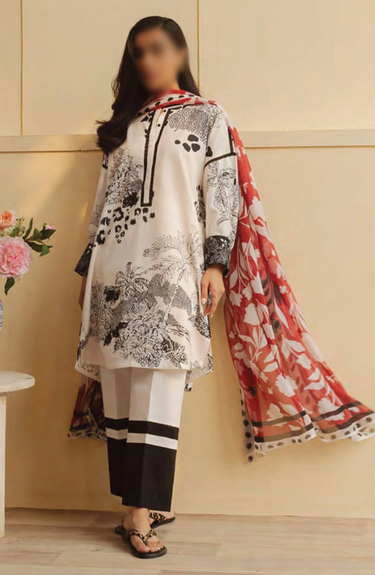 Coco Prints By ZaraShahjahan - D 08 PLUM