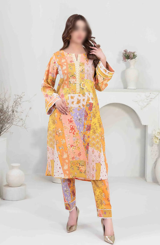 Paniz Vol 1 Stitched Digital Printed 2pcs Collection 2024 - D 9497