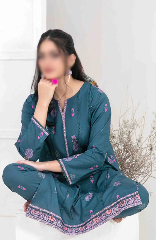 Paniz Vol 1 Stitched Digital Printed 2pcs Collection 2024 - D 9499