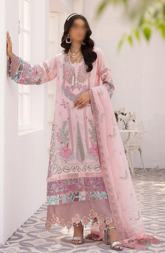 Minha Luxury Lawn Collection 2024 - D 01 A SERAPHIA