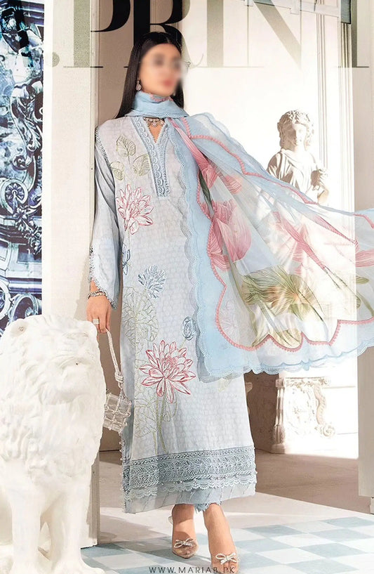 Maria B Unstitched M Prints Eid Edit Vol 02 - Design 01 B