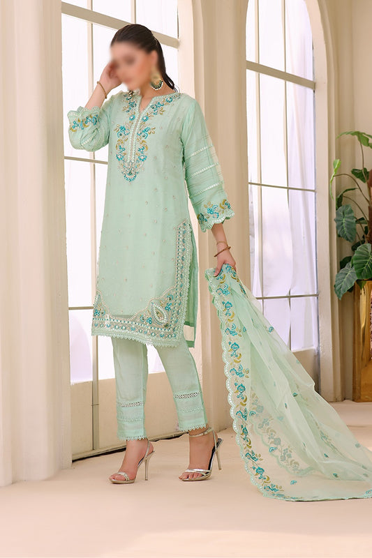 Formal Festive 3pcs Stiched Collection Vol 02 - AK - D 01 Ethinic Classic
