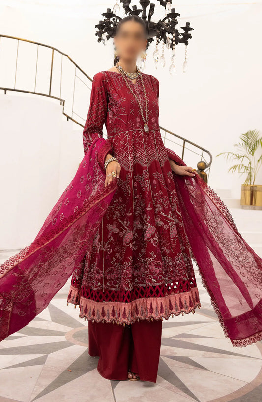 Minha Luxury Lawn Collection 2024 - D 02 A SELENA