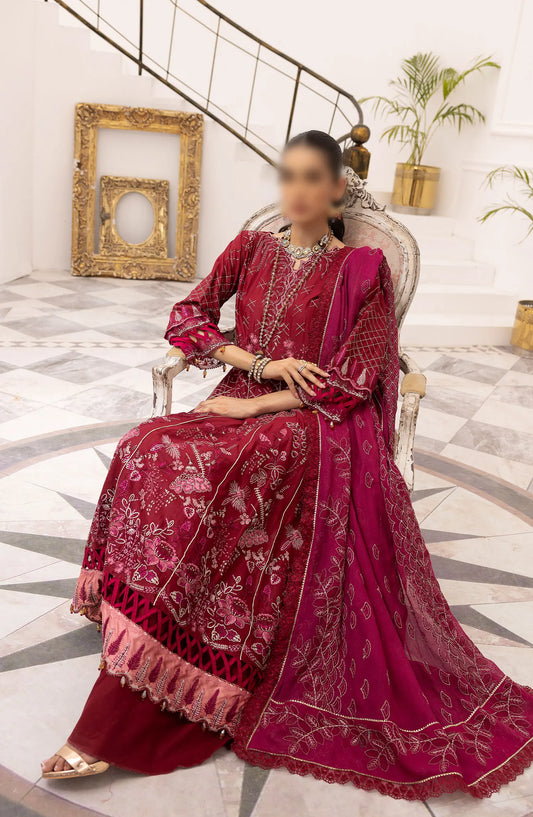 Minha Luxury Lawn Collection 2024 - D 02 A SELENA