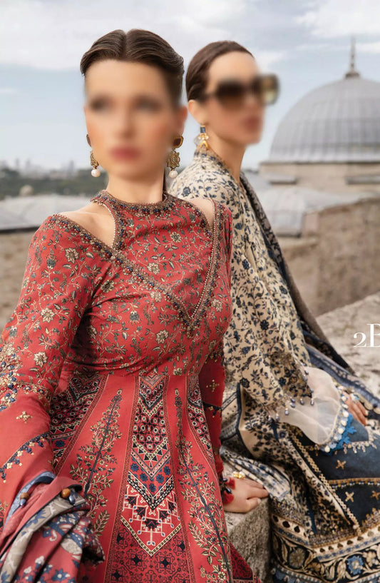 Maria B Unstitched M.Prints Fall Edit 2024 - D 02 B