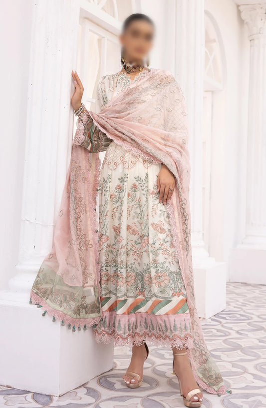 Minha Luxury Lawn Collection 2024 - D 02 B SHANAYA