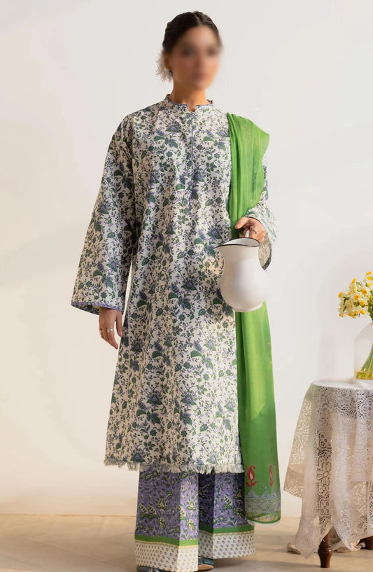 Coco Prints By Zara Shahjahan Collection 2024 - D 02 NARGIS