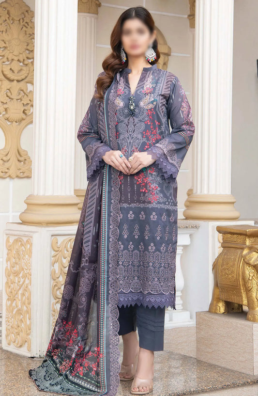 Mashaal Exclusive Digital Embroidered Collection 2024 - D-03
