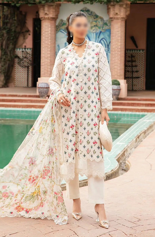 Maria B Unstitched M Prints Eid Edit Vol 02 - Design 03 A