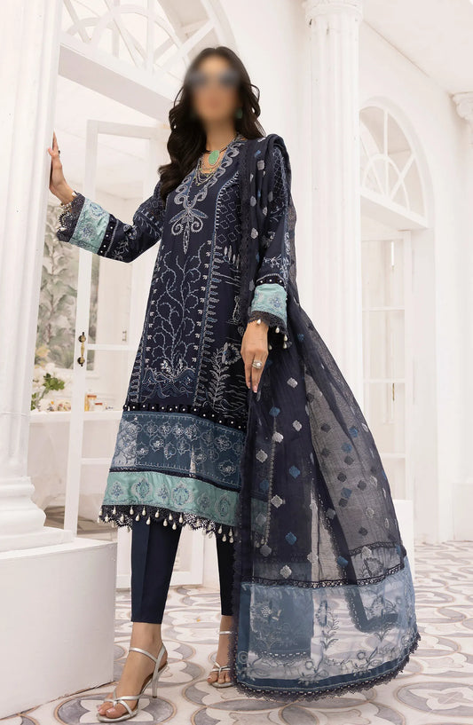 Minha Luxury Lawn Collection 2024 - D 03 A CAELIA