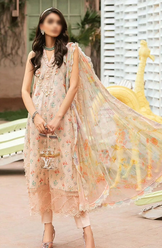 Maria B Unstitched M Prints Eid Edit Vol 02 - Design 03 B