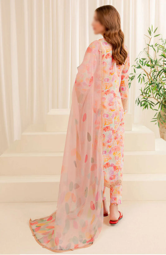 Farasha Printed Essentials Summer Collection 2024 - D 03 Ethnic Dew