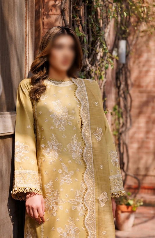 Farasha Dastoor Embroidered Lawn Collection 2024 - D 03 Tuscany Dream