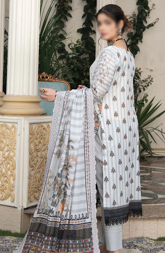 Mashaal Exclusive Digital Embroidered Collection 2024 - D-04