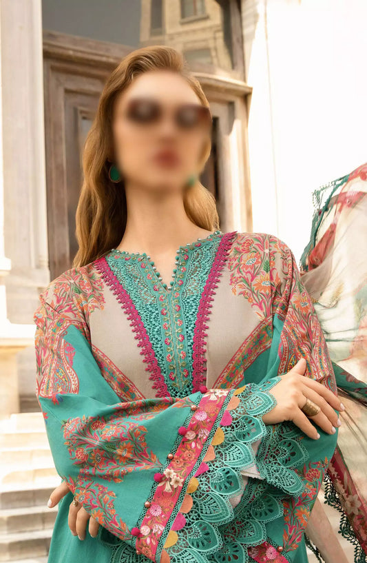 Maria B Unstitched M.Prints Fall Edit 2024 - D 04 A