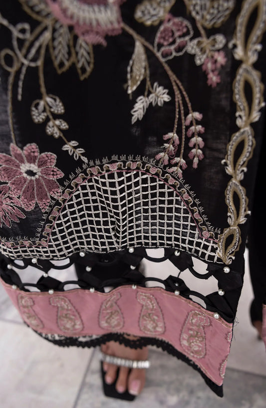 Minha Luxury Lawn Collection 2024 - D 04 A AZURE