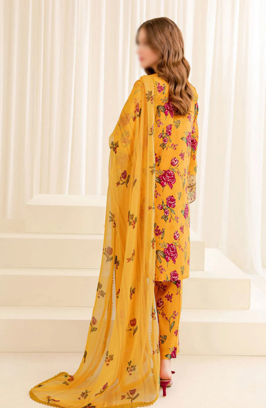 Farasha Printed Essentials Summer Collection 2024 - D 04 Summer Sorbet